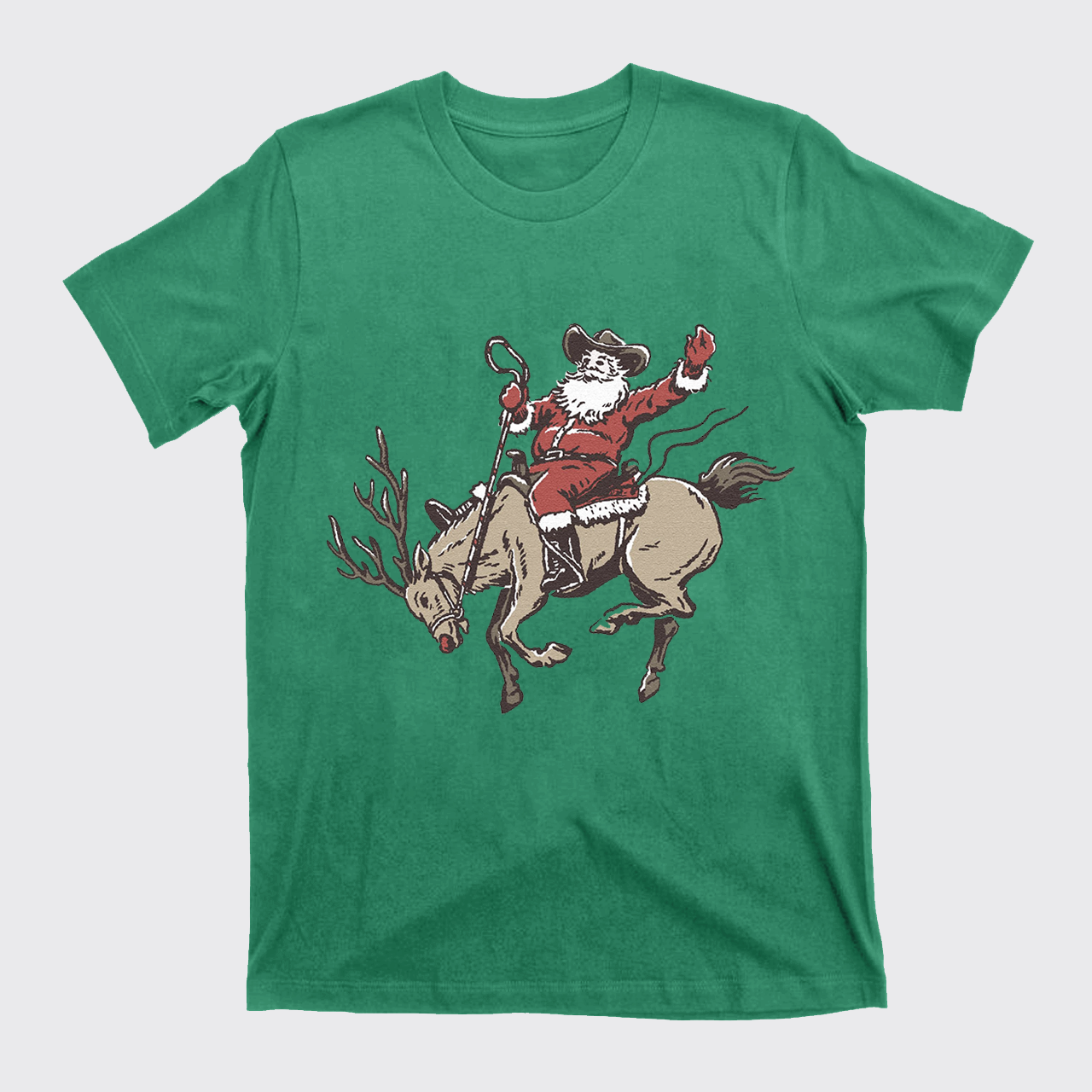 Cowboy Santa Rodeo T-Shirts