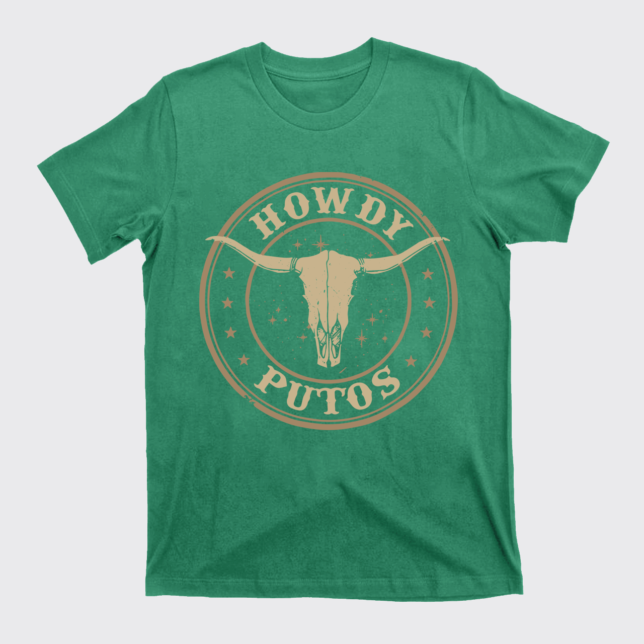 Howdy Putos Bull Skull T-Shirts