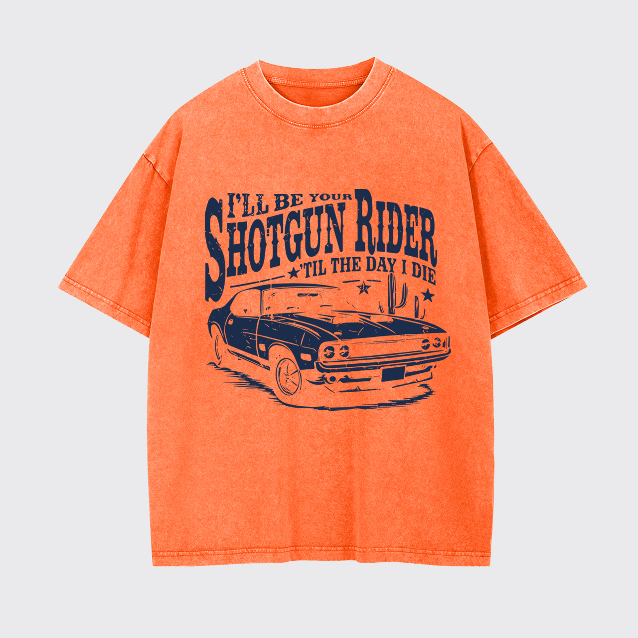 Country Music Western Rider Garment-dye Tees