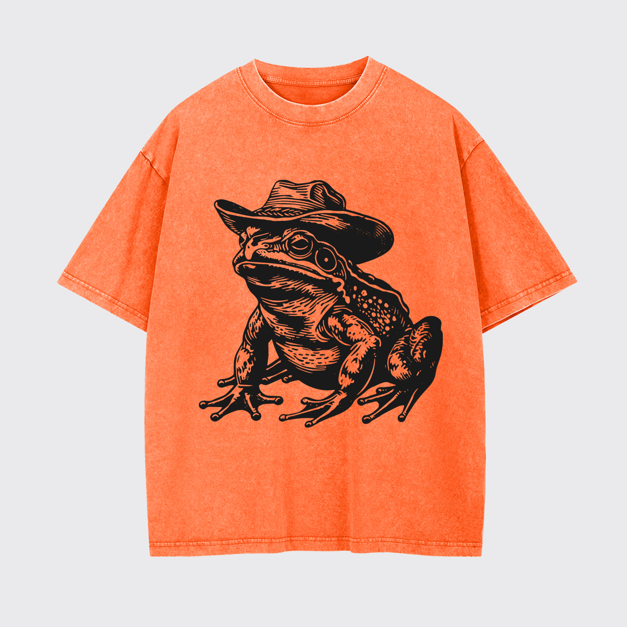 Vintage Cowboy Frog Garment-dye Tees