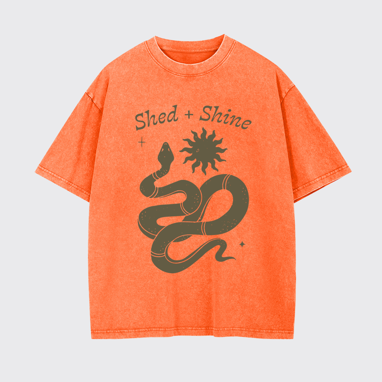 Snake Boho Garment-dye Tees