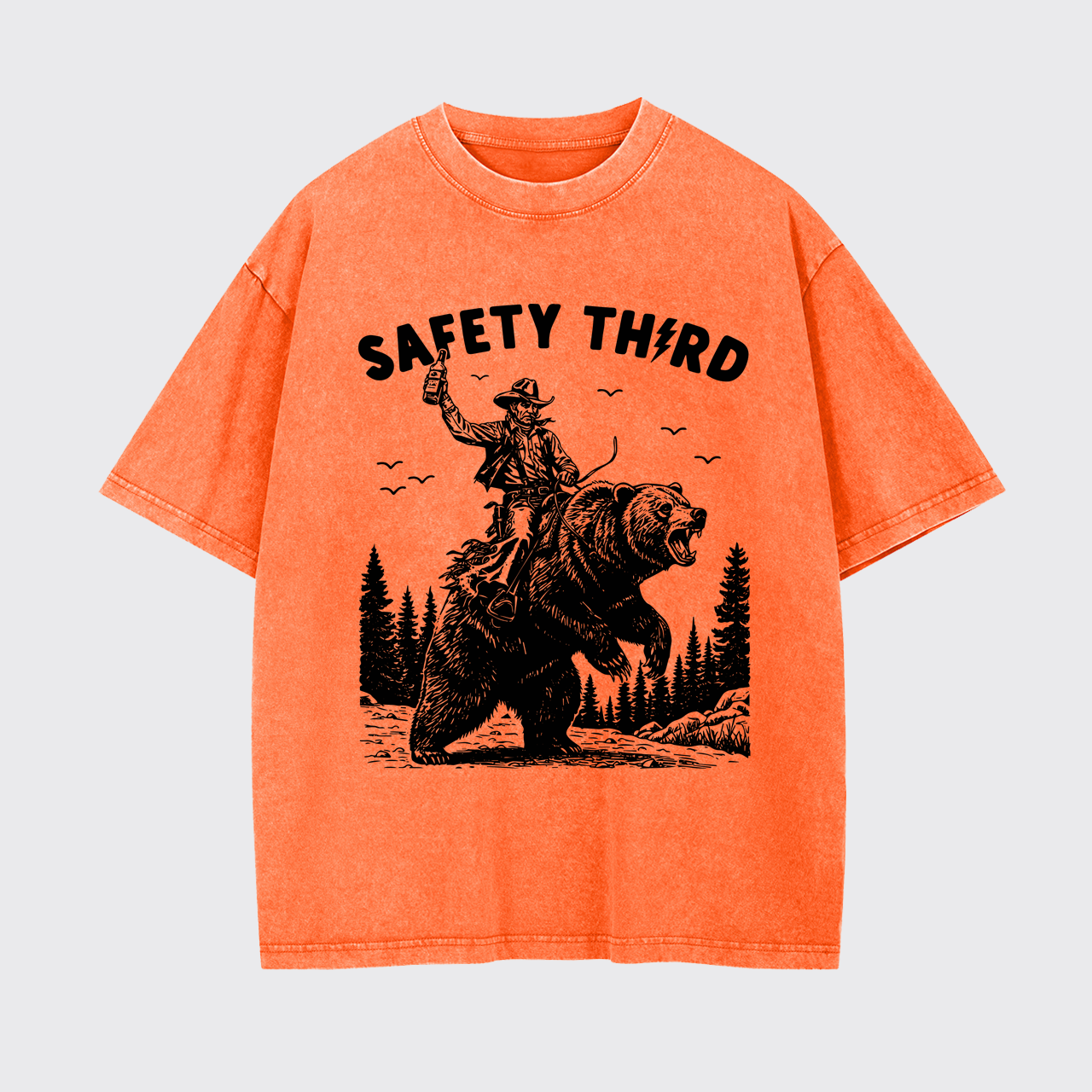 Safety Third Garment-dye Tees