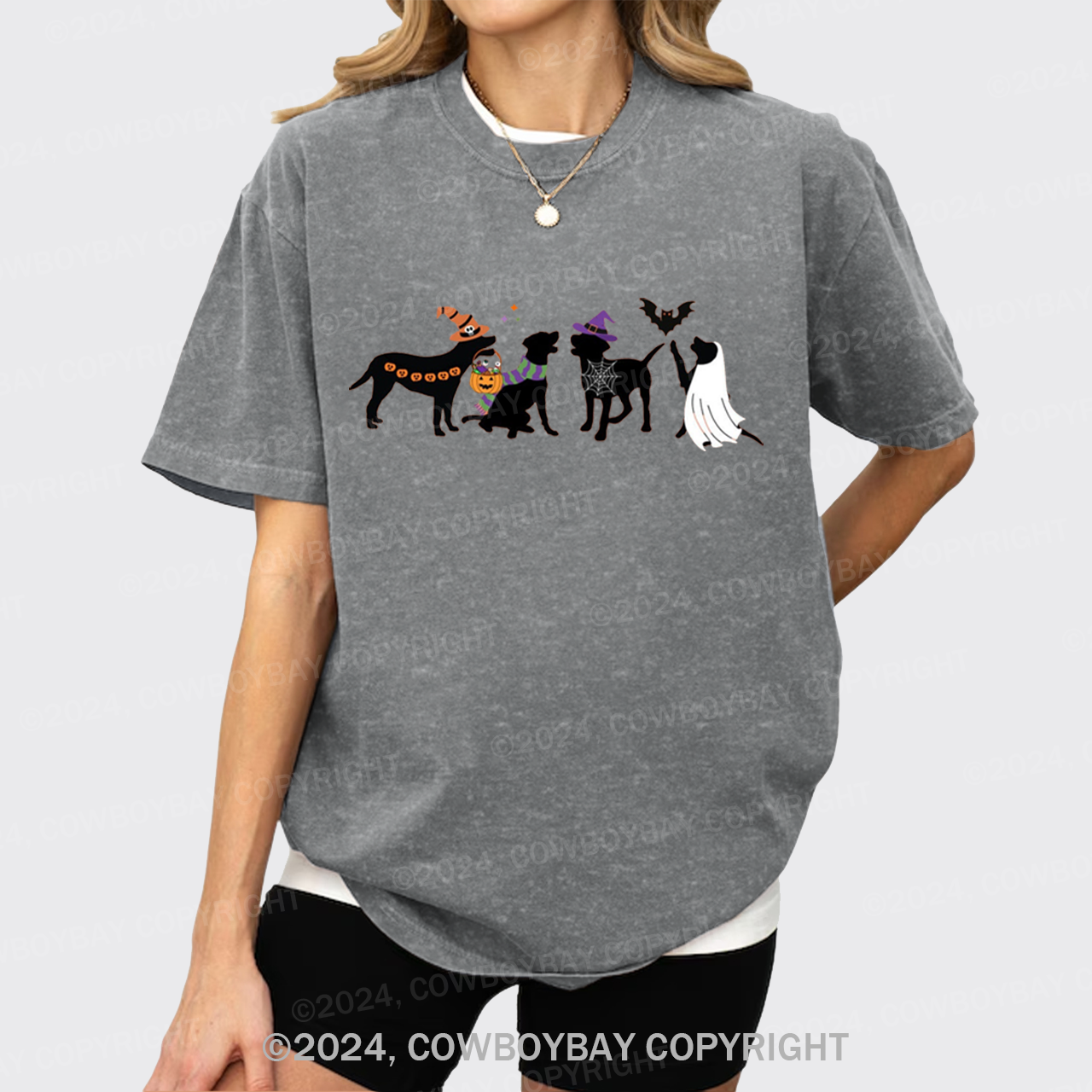 Halloween Dog Garment-dye Tees