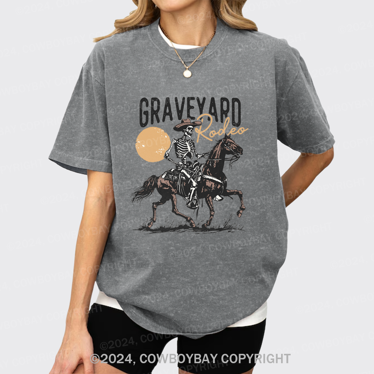 Graveyard Rodeo Garment-dye Tees