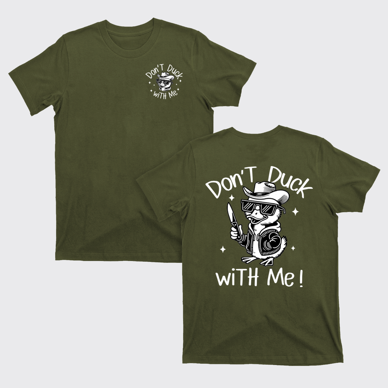 Retro Duck-Don't Duck With Me T-Shirts