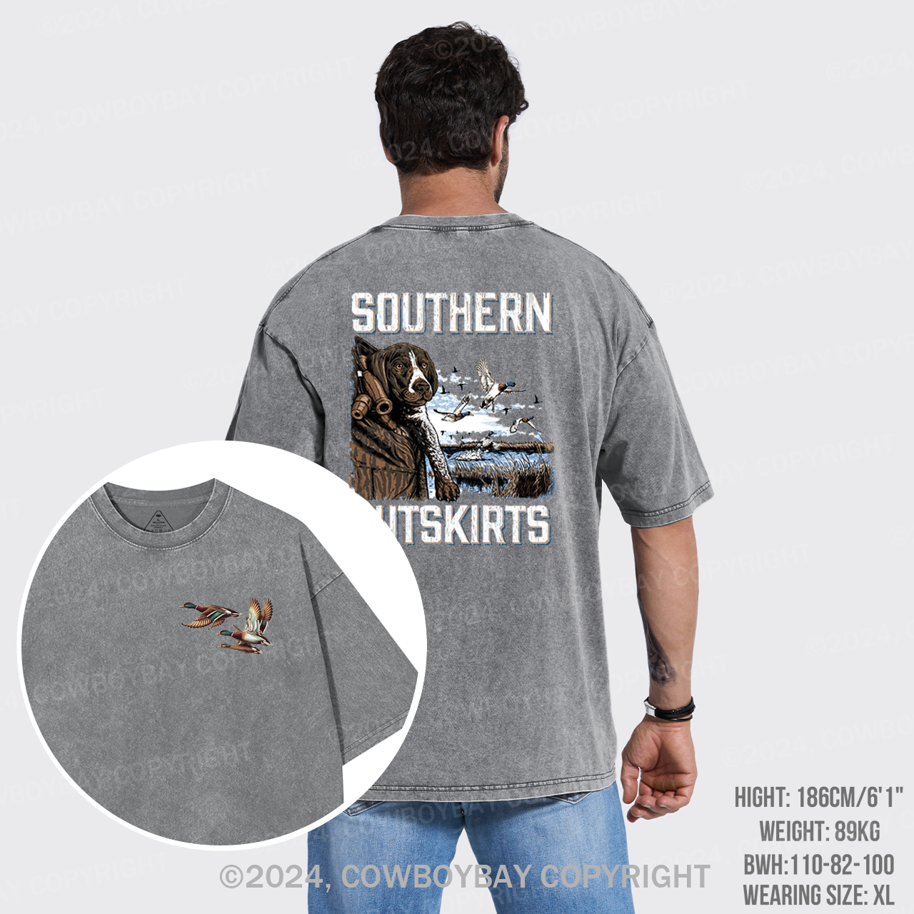 Southern Outskirts Garment-dye Tees