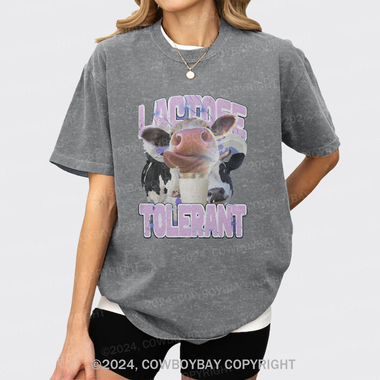 Lactose Tolerant Vintage Garment-dye Tees