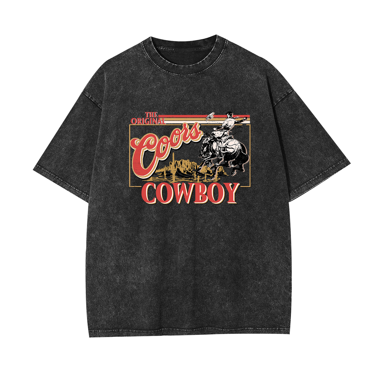 The Original Coors Cowboy Garment-dye Tees