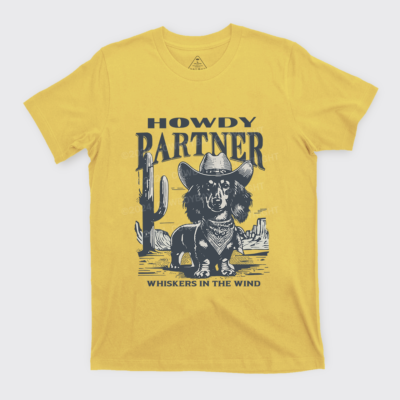 Howdy Partner Cowboy Dog T-Shirts