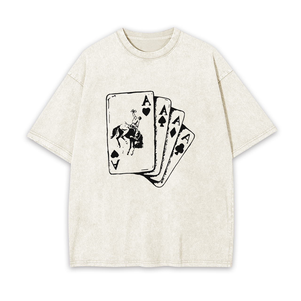 Ace Cowboy Punchy Garment-dye Tees