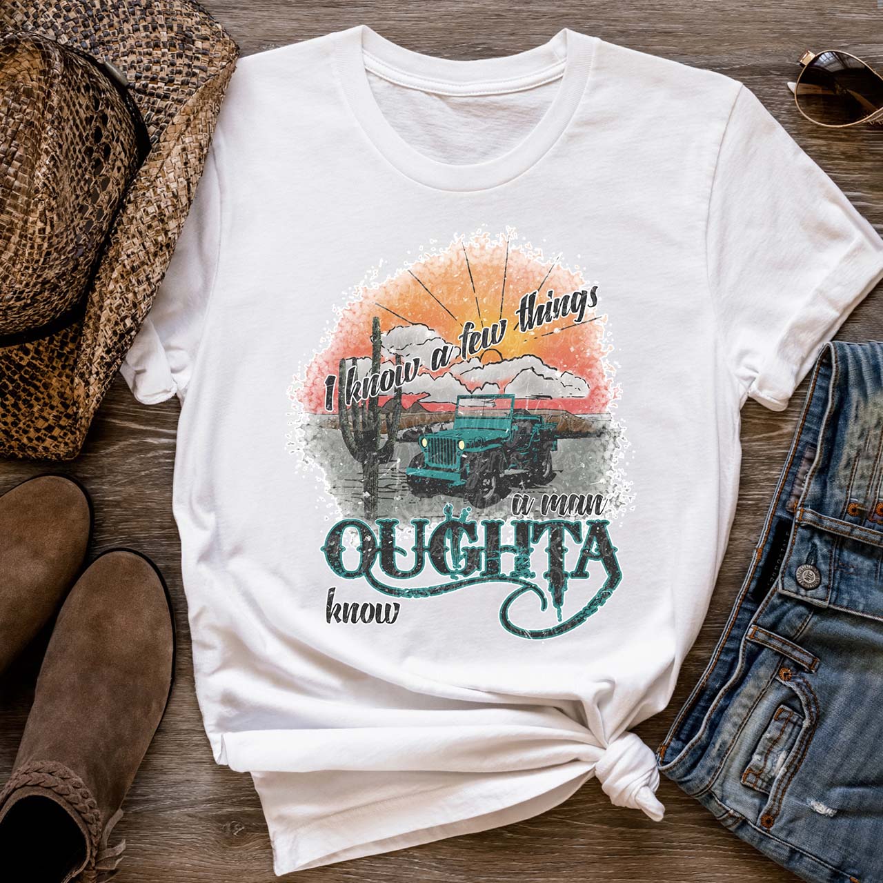 A Man Oughta Know Cowboys T-Shirts