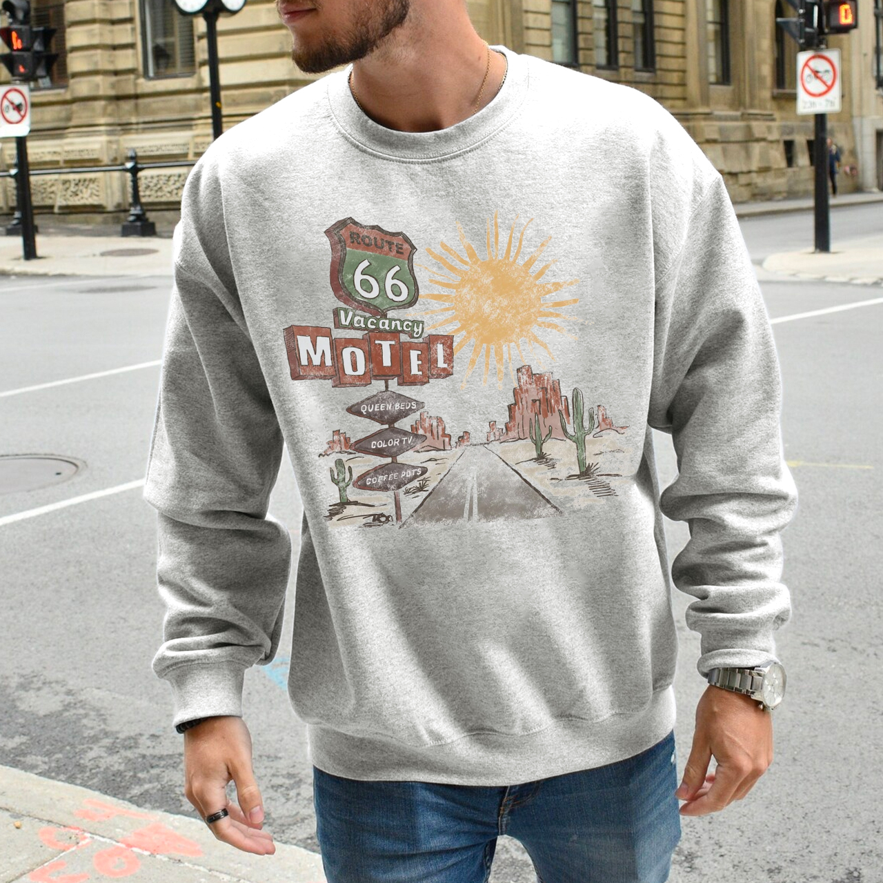 Route 66 Motel Sweatshirt