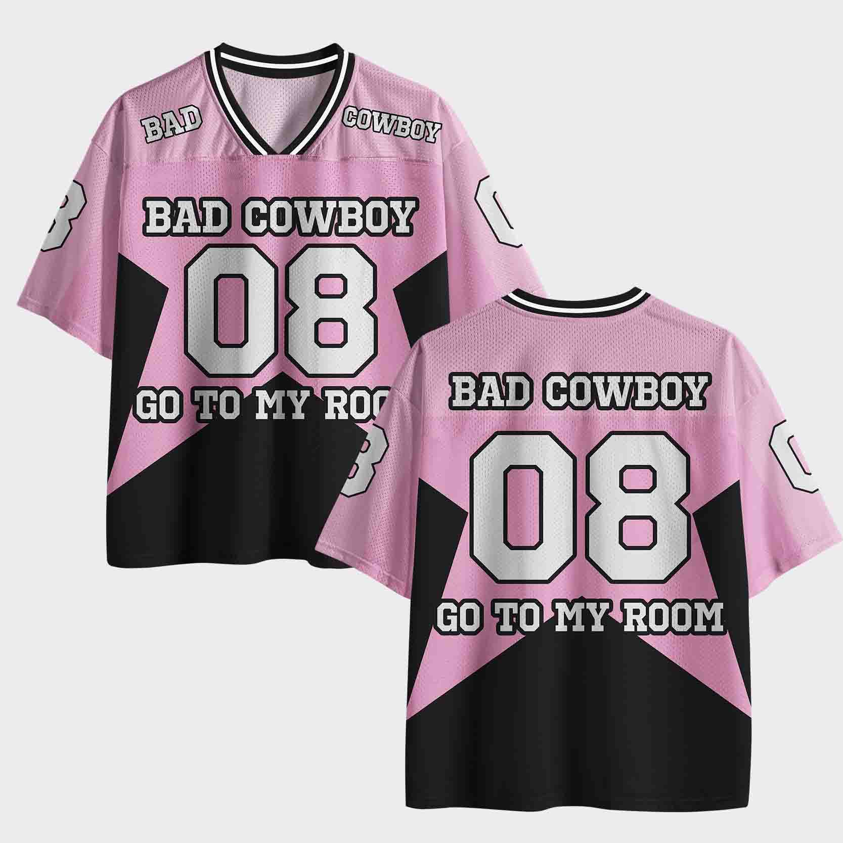 Personalized Bad Cowboy Mesh Jersey