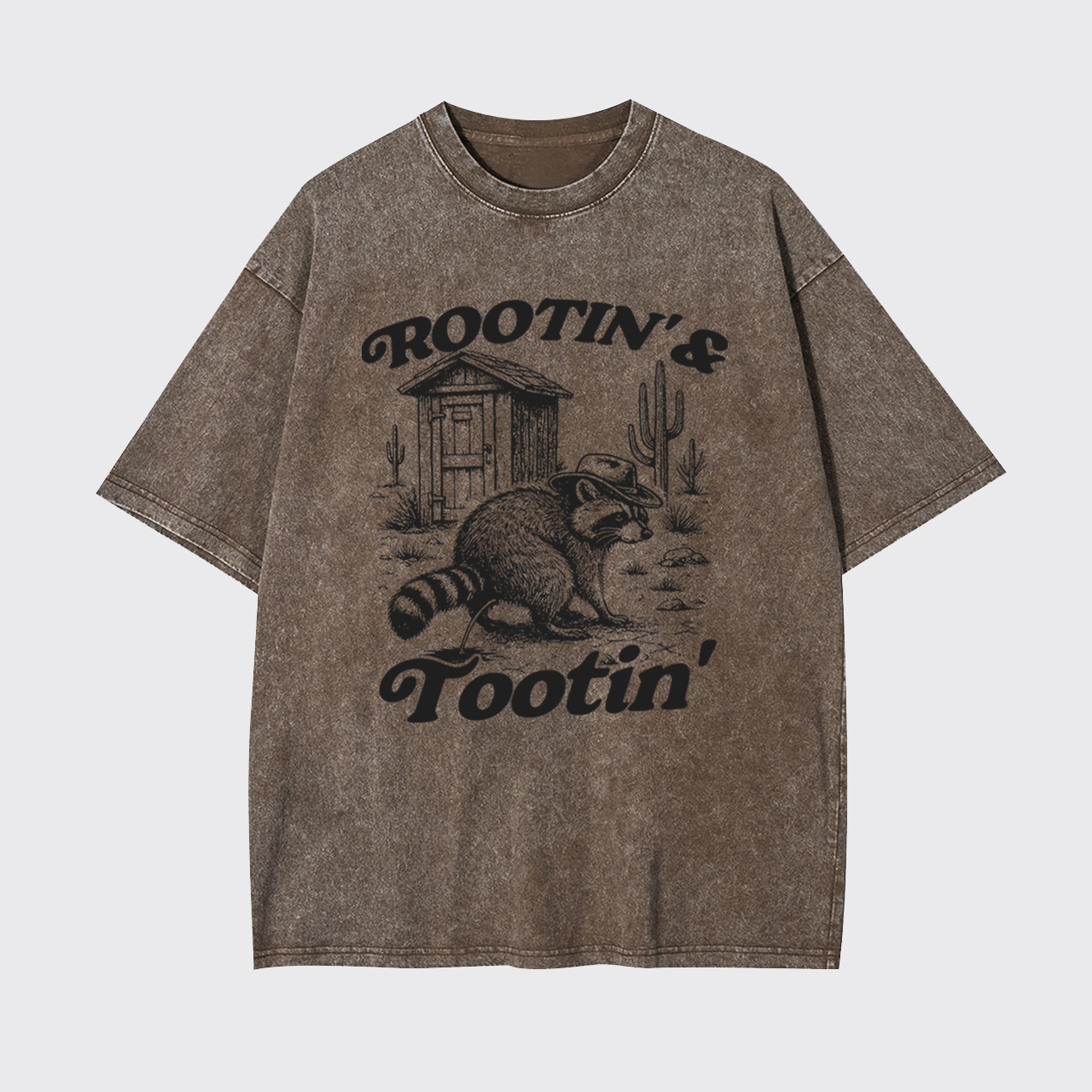 Rootin' and Tootin' Feral Cowboy Garment-dye Tees