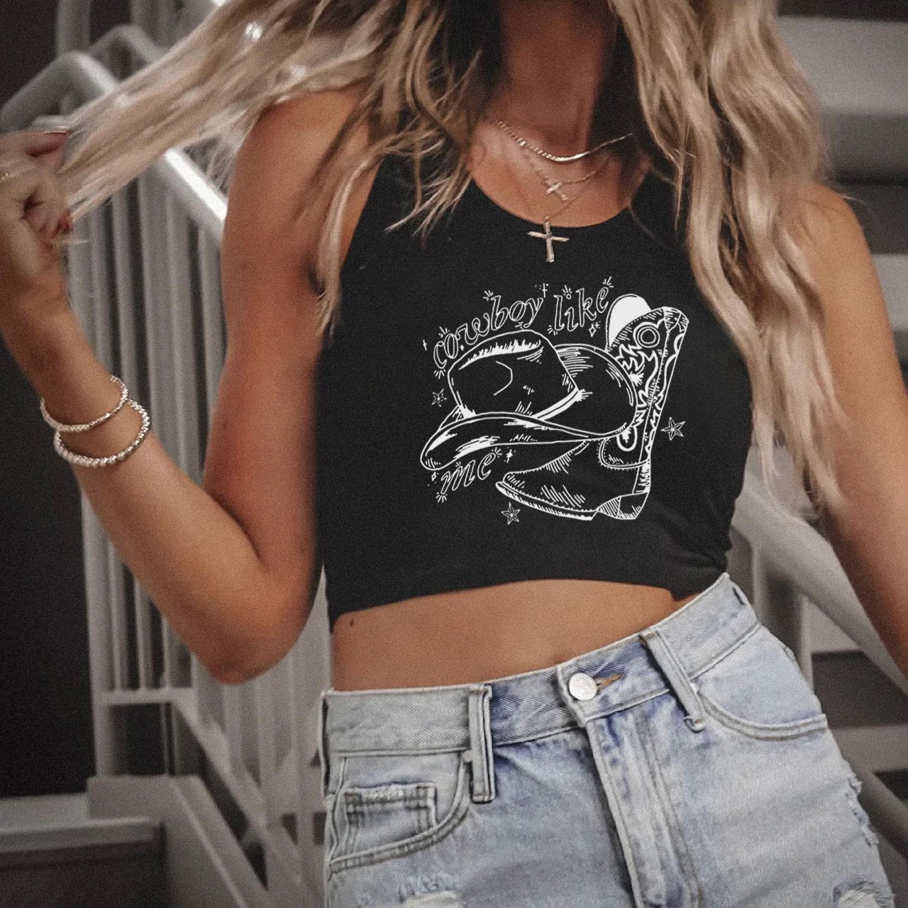 Cowboy Like Boots Tank Top