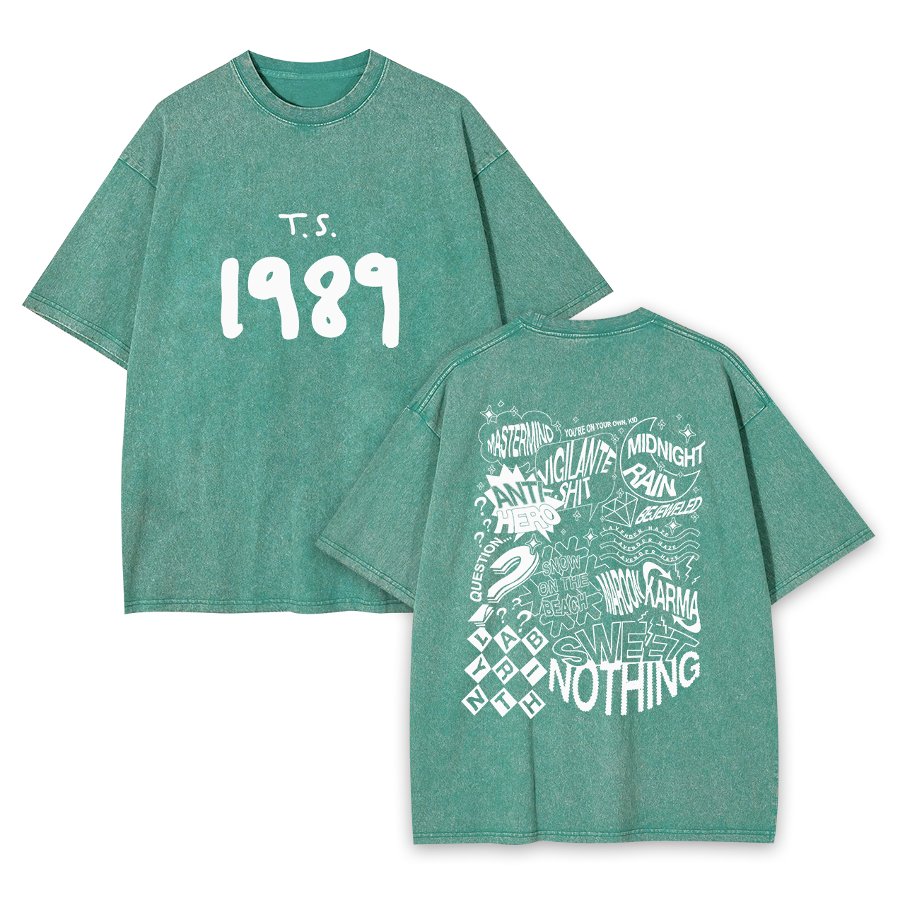 T.S. 1989 Midnight Garment-dye Tees
