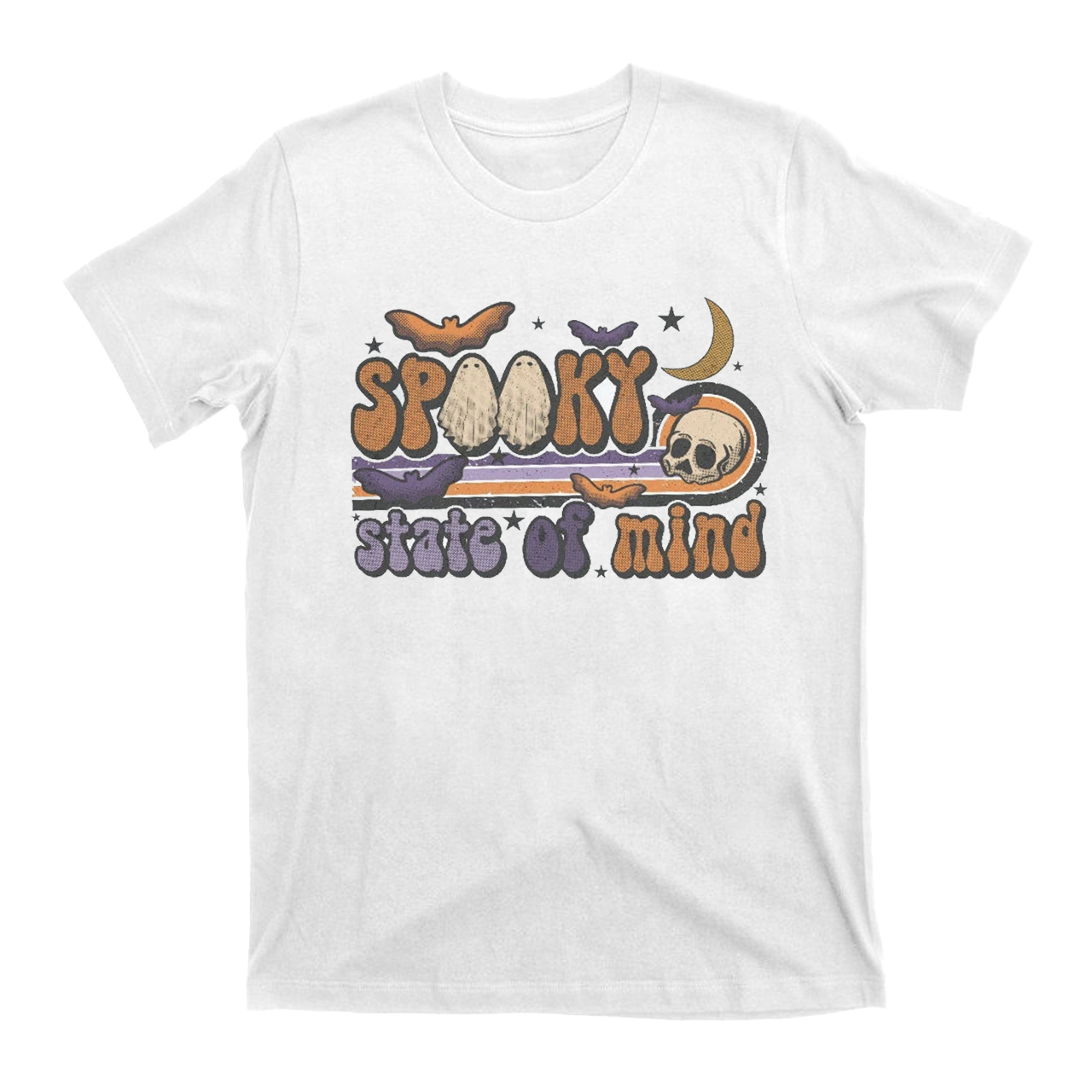 Spooky State Of Mind Western Ghos T-Shirts