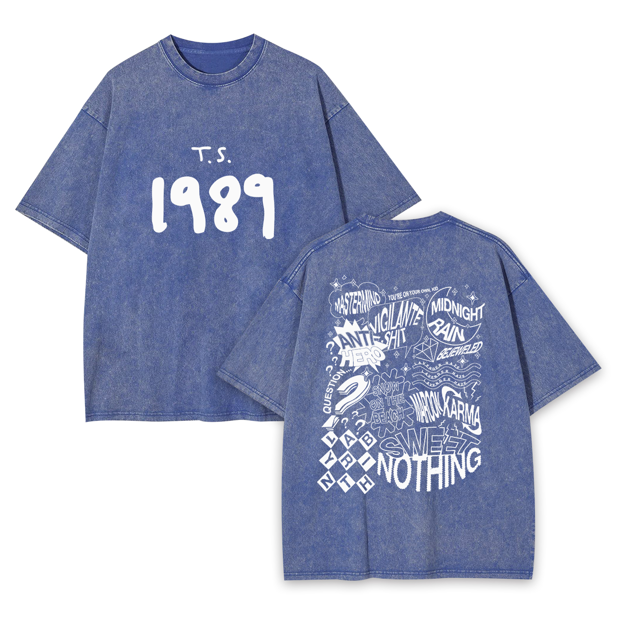 T.S. 1989 Midnight Garment-dye Tees