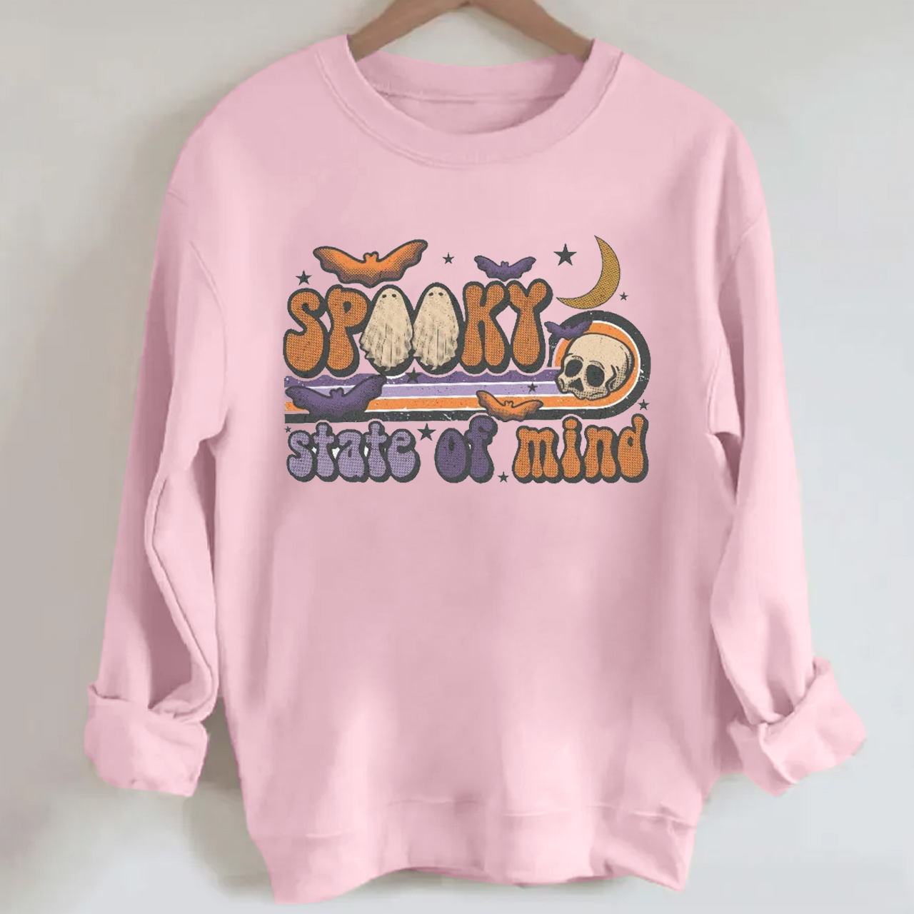 Spooky State Of Mind Western Ghost Sweatshirt
