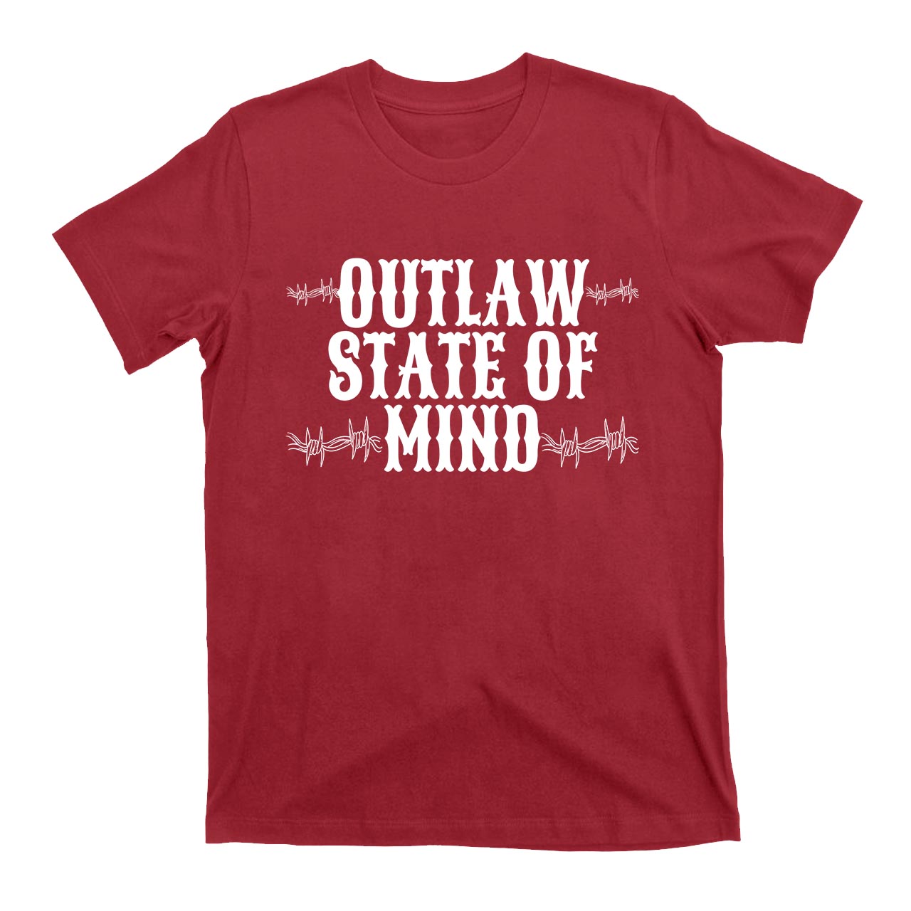 Outlaw State Of Mind Cowboy T-Shirts