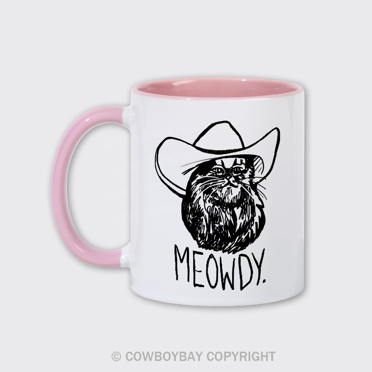 Meowdy Texas Cat Mug