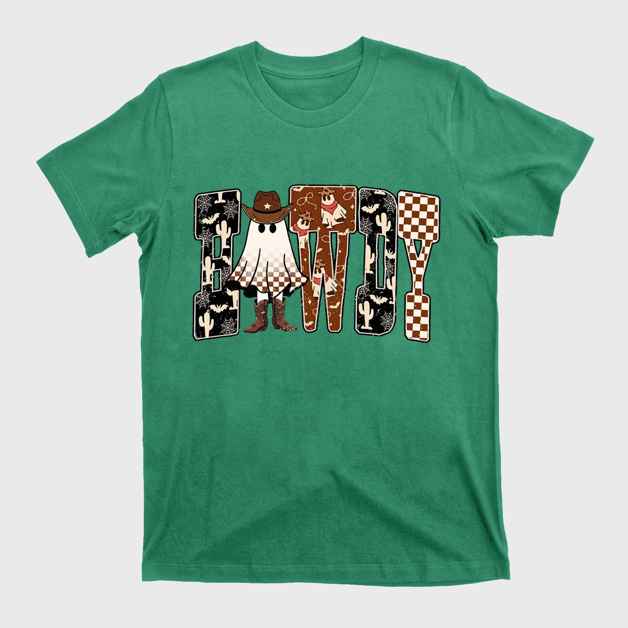 Howdy Western Halloween Ghost T-Shirts