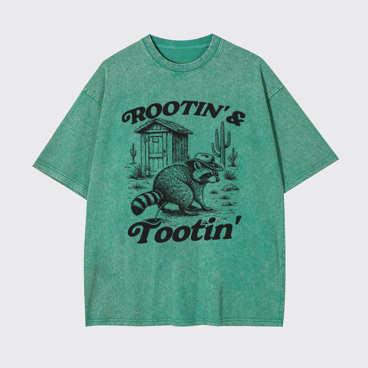 Rootin' and Tootin' Feral Cowboy Garment-dye Tees