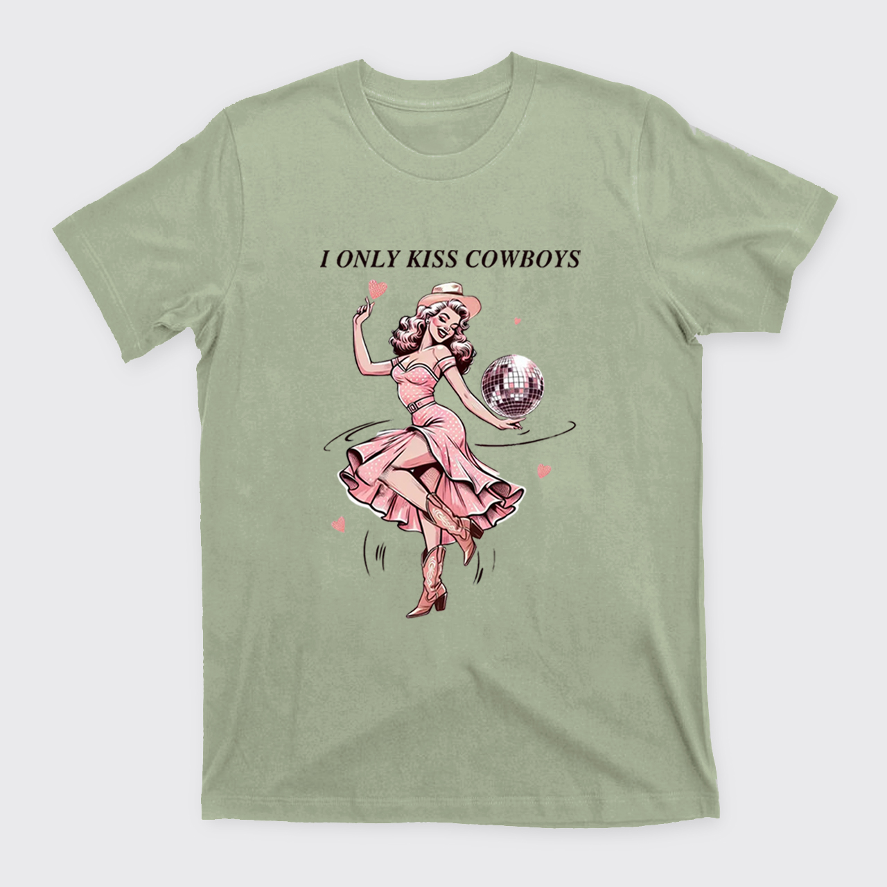 I Only Kiss Cowboys T-Shirts