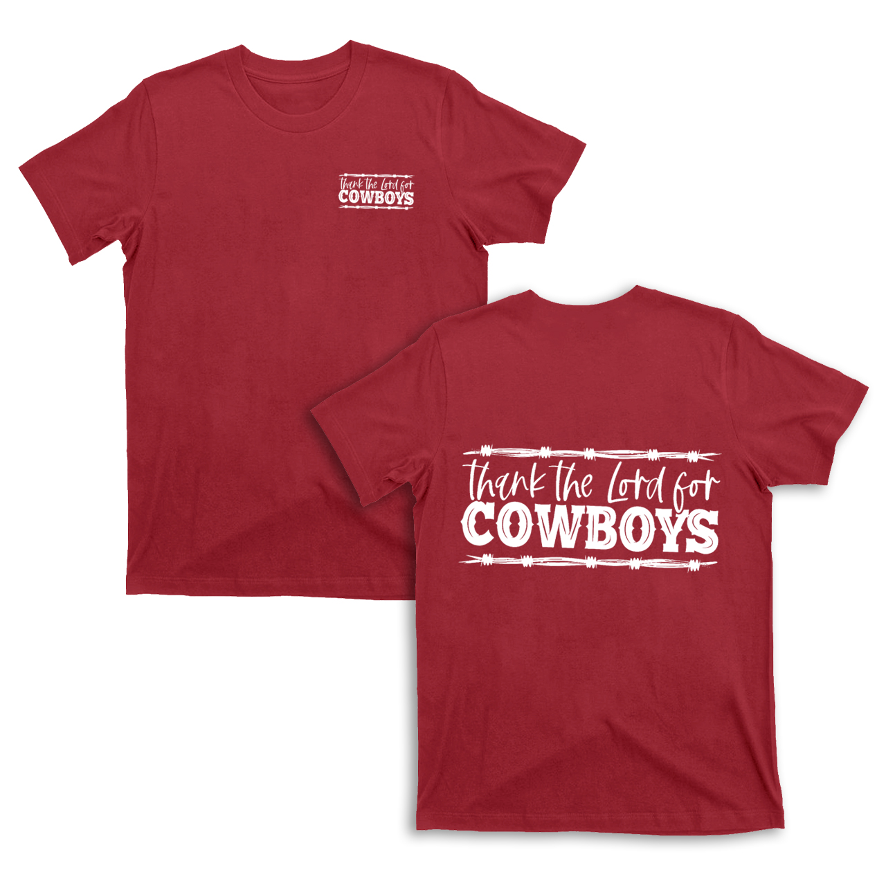 Thank the Lord for Cowboys T-Shirts