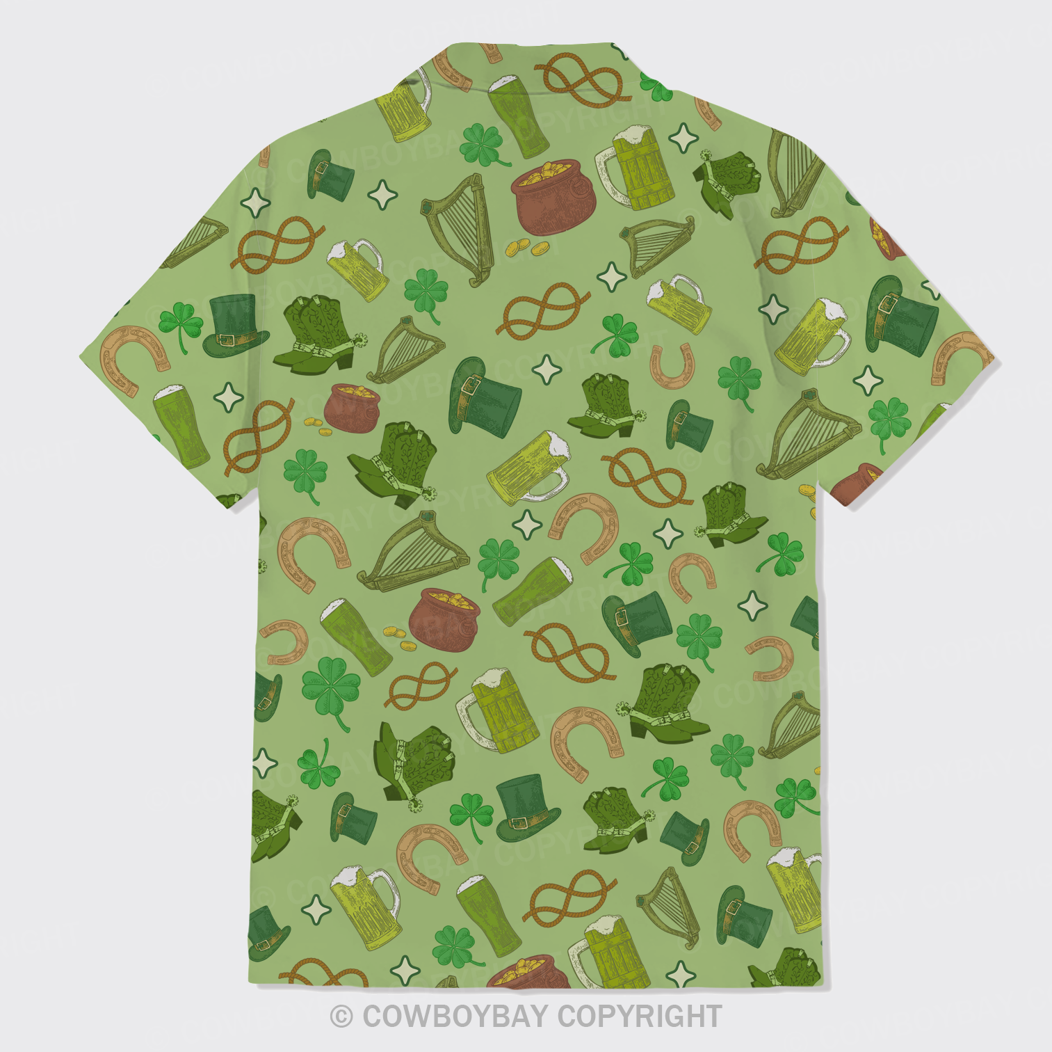 St. Patrick Day Button Up Shirts