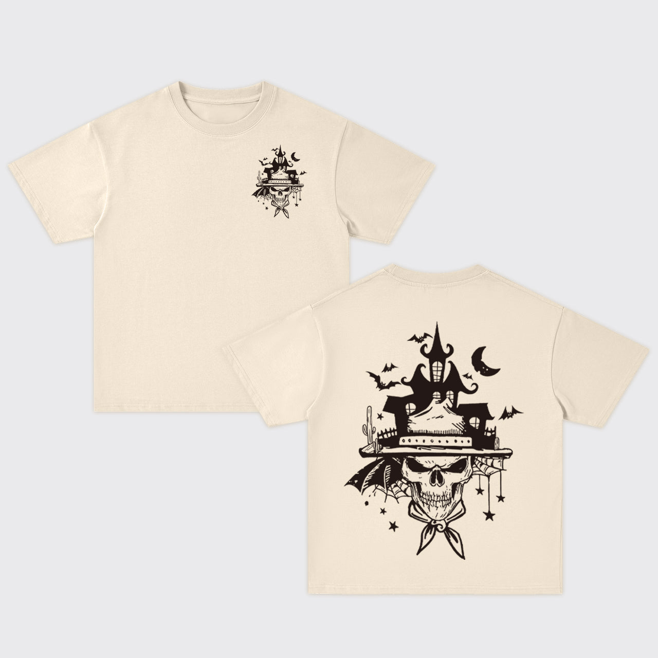 Cowboy Skull Magic Oversize T-Shirts