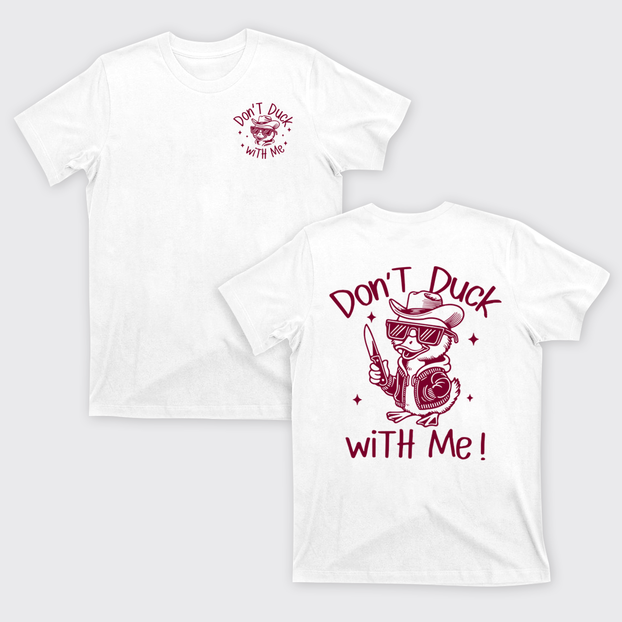 Retro Duck-Don't Duck With Me T-Shirts