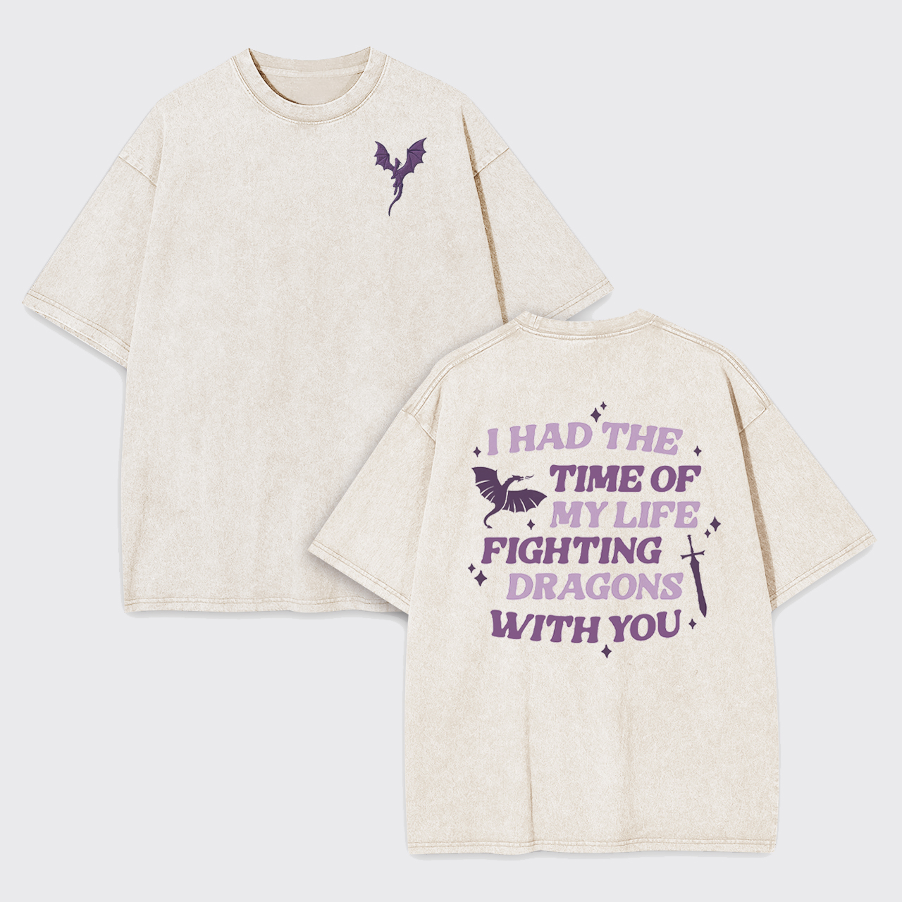 Long Live Dragon Garment-dye Tees