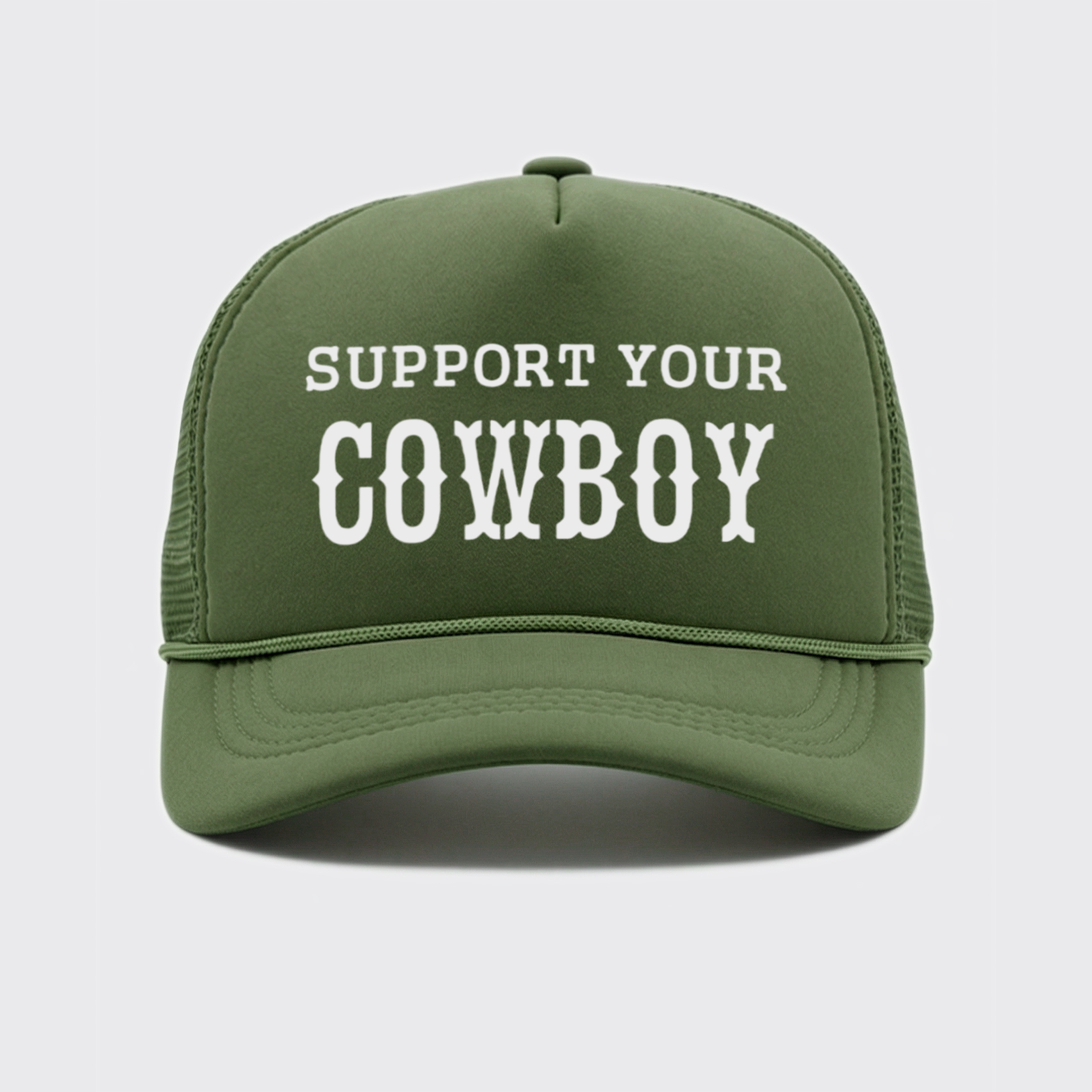 Support Your Cowboy Trucker Hat