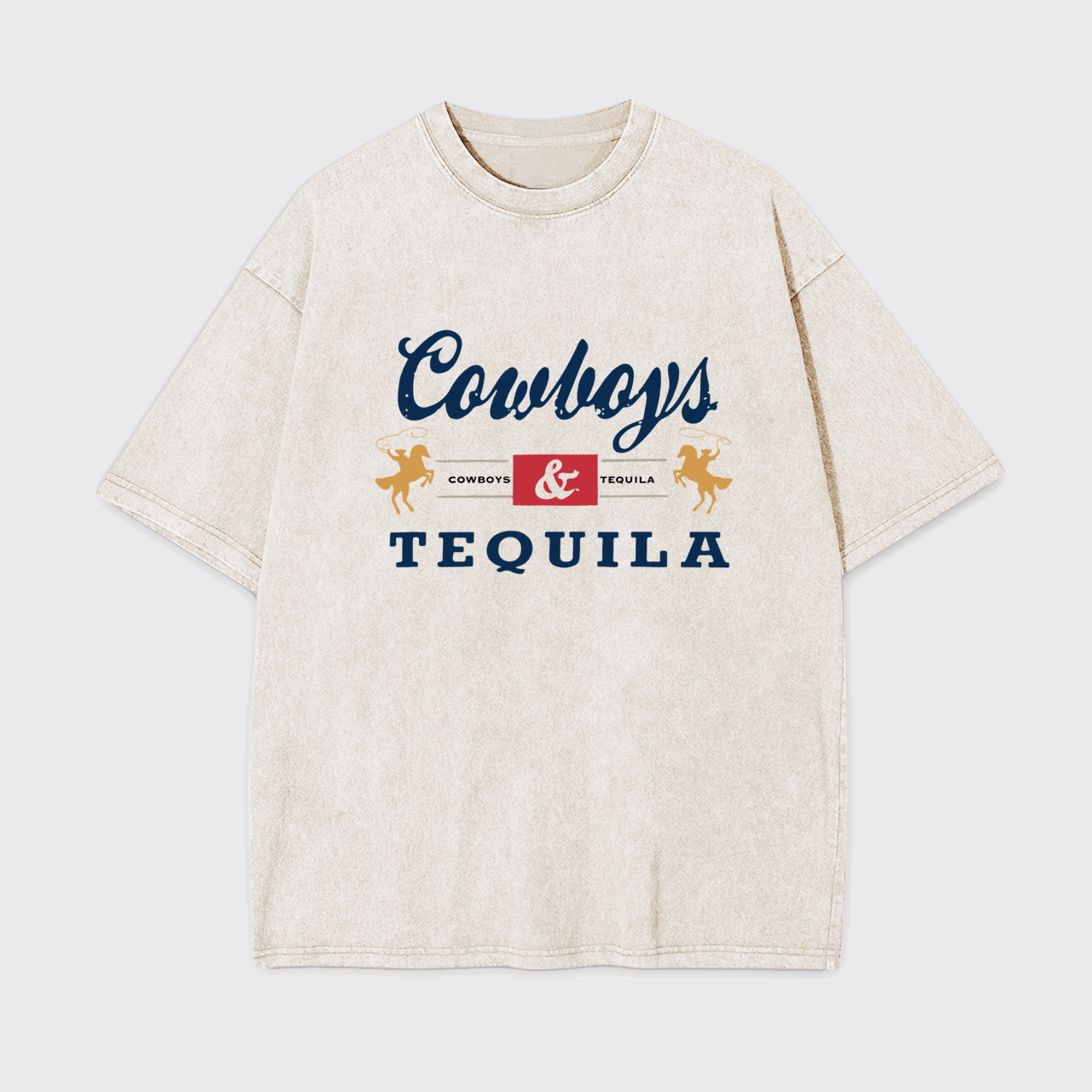 Western Cowboys and Tequila Garment-dye Tees