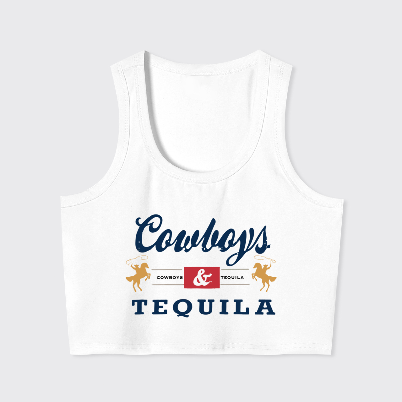 Western Cowboys and Tequila Tank Top