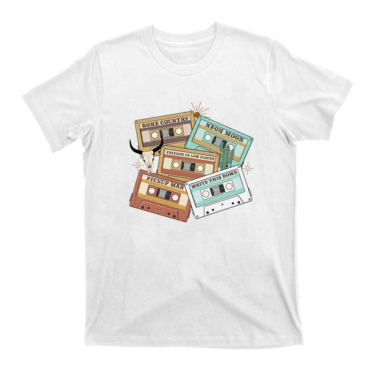 It's All Country Music that Cowboys Love T-Shirts