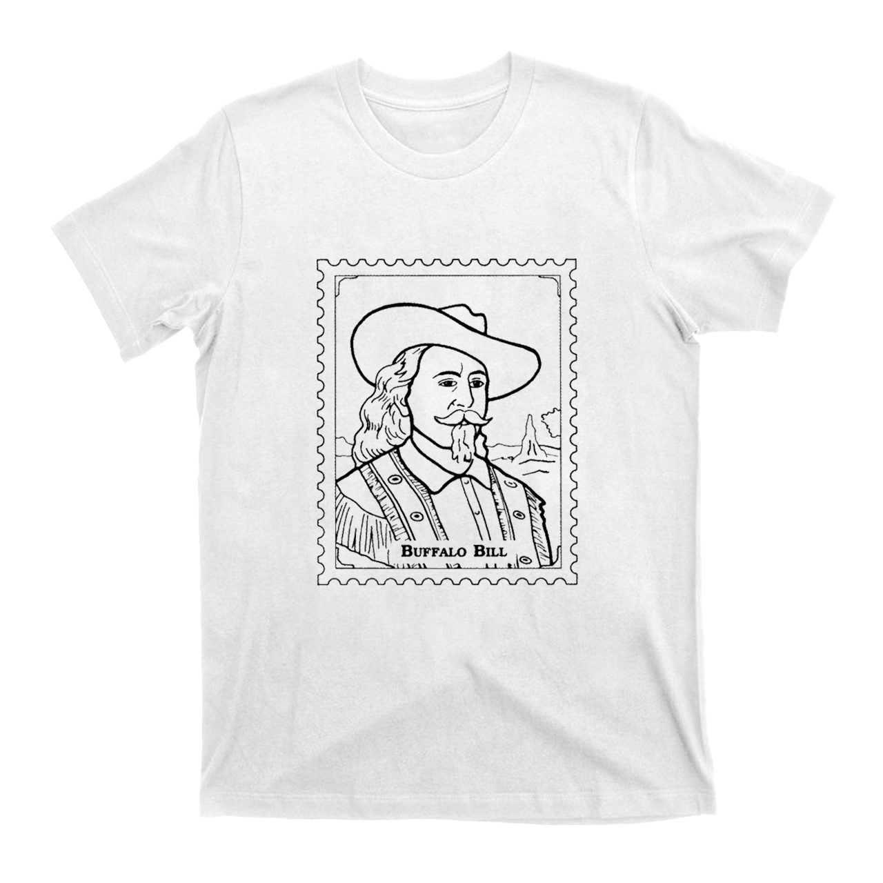 Buffalo Bill Stamp T-Shirts
