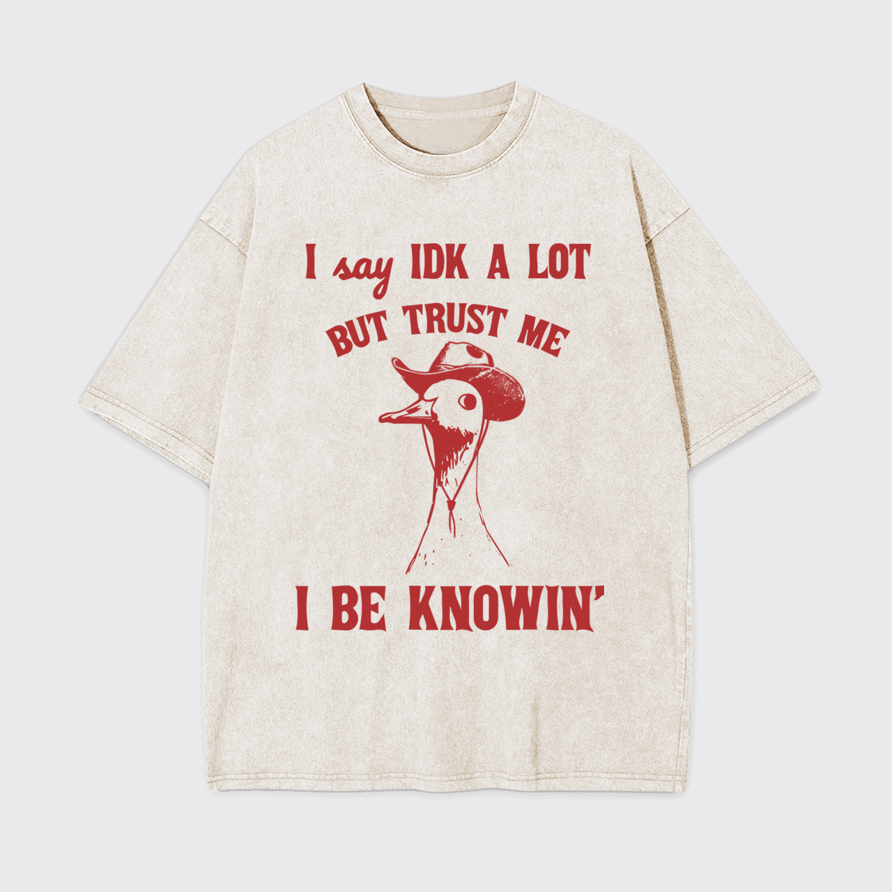 Sarcastic Sayings-But Trust Me I Be Knowin' Garment-dye Tees