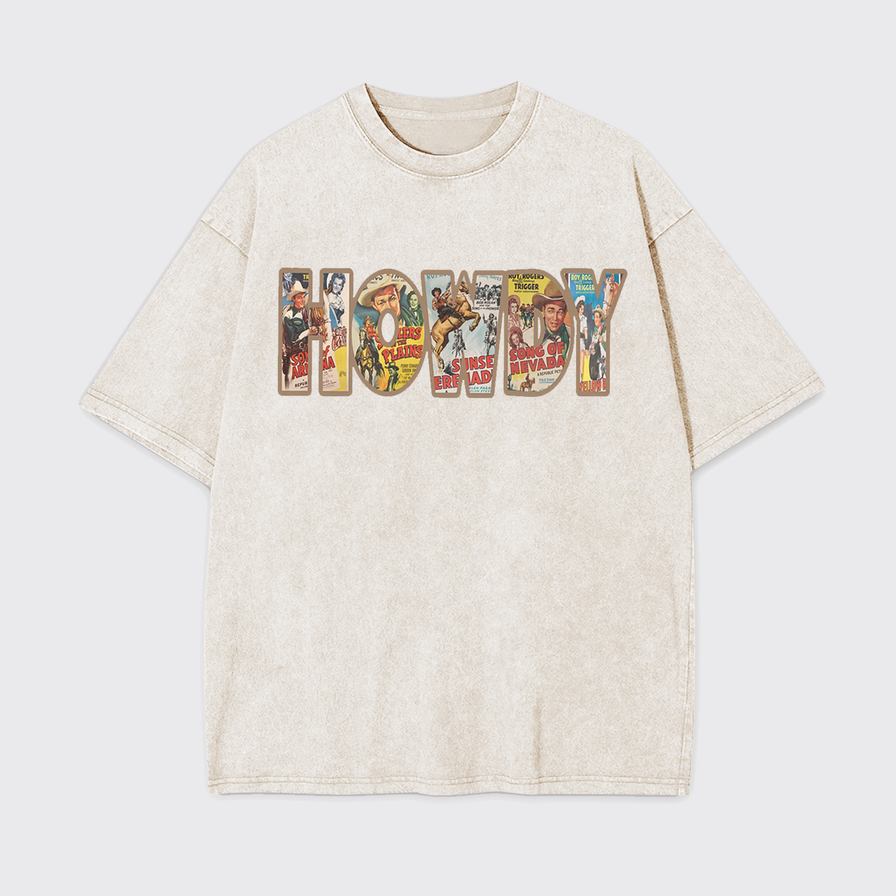 Retro Western Country Music Garment-dye Tees