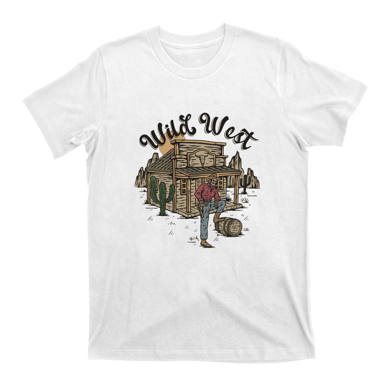 Vintage Wild West Cowboy T-Shirts