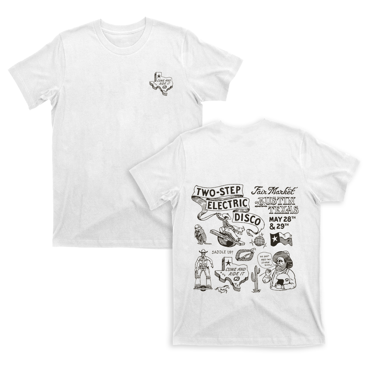 Electric Disco Austin Texas TShirts