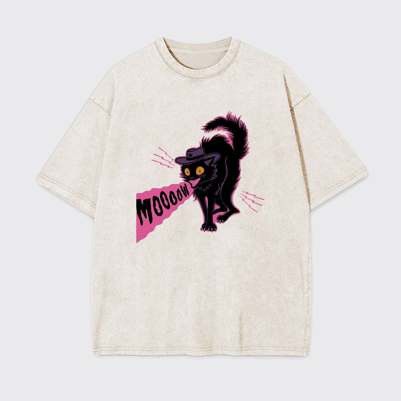 Halloween Scary Moooow Garment-dye Tees