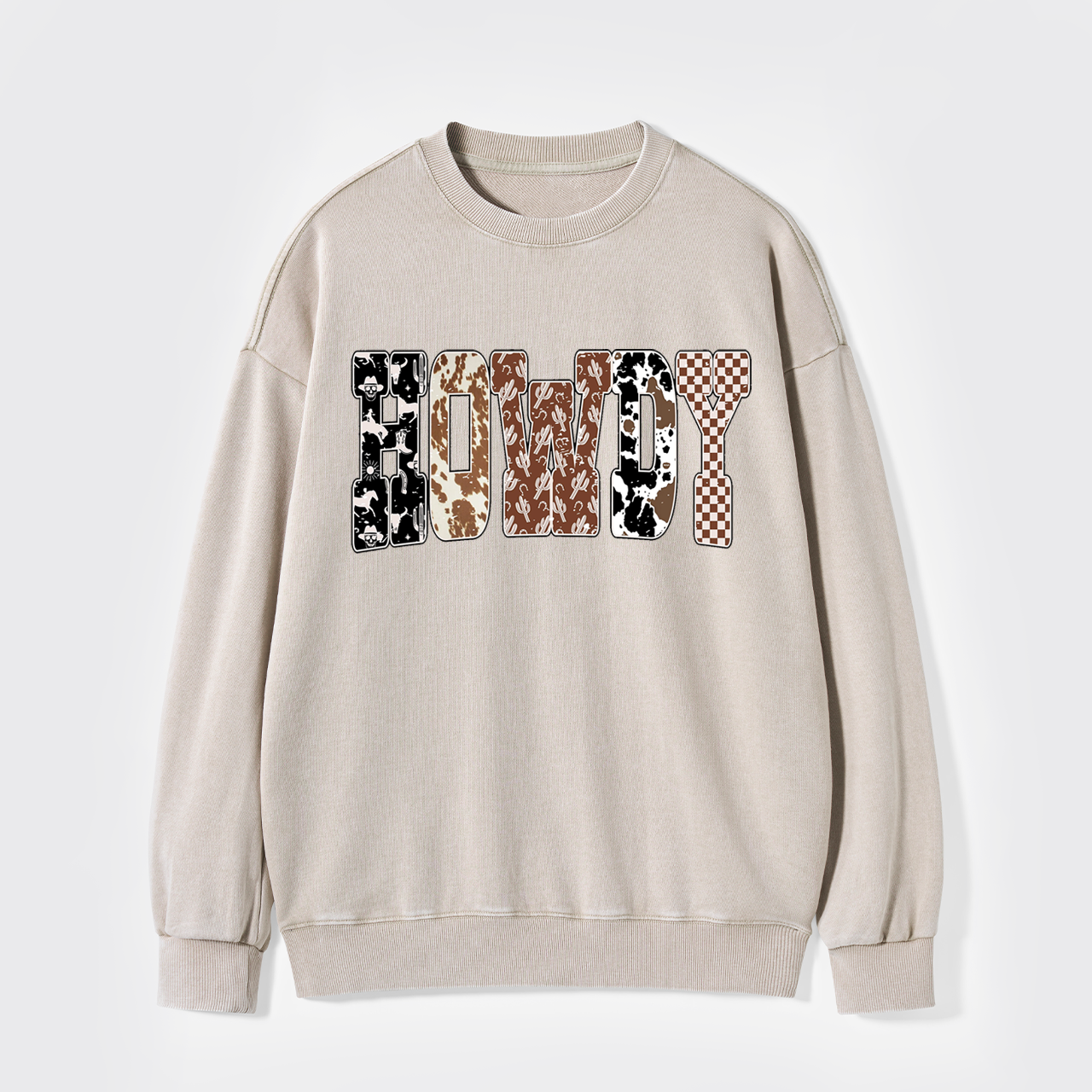 Howdy Western Halloween Washed Sweatshirts