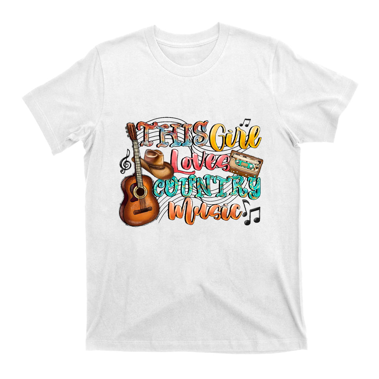 This Girl Love Country Music T-Shirts
