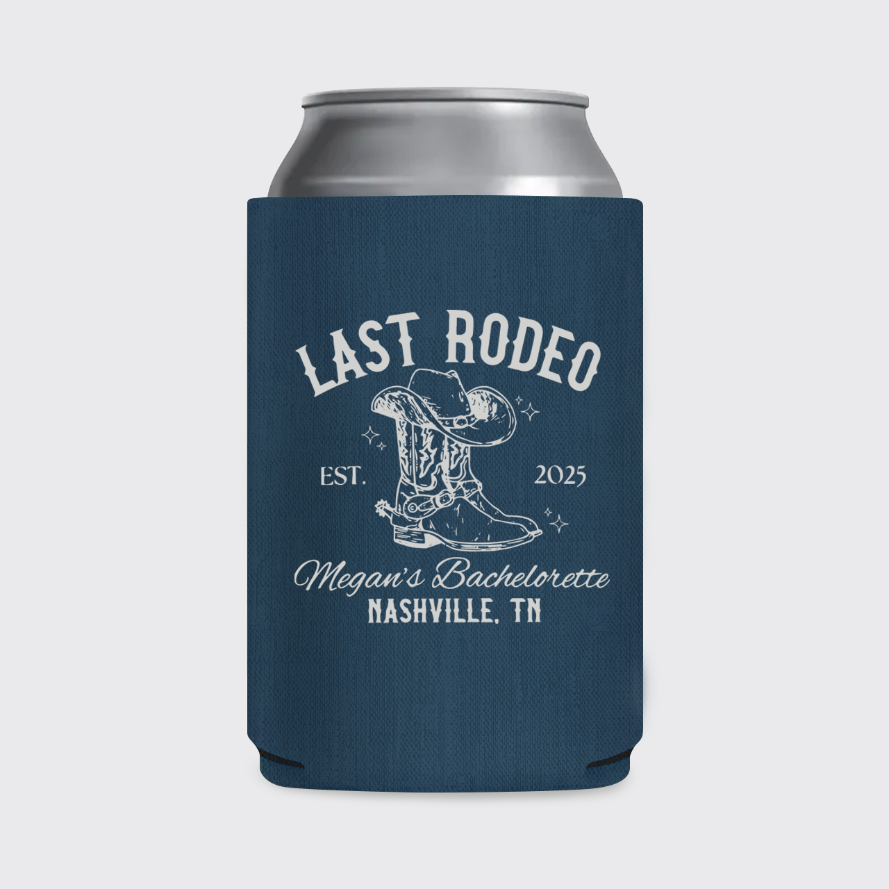 Personalized Last Rodeo Cowgirl Bachelorette Koozie