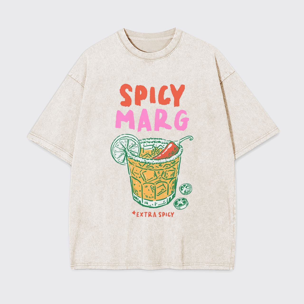 Spicy Cocktail Garment-dye Tees