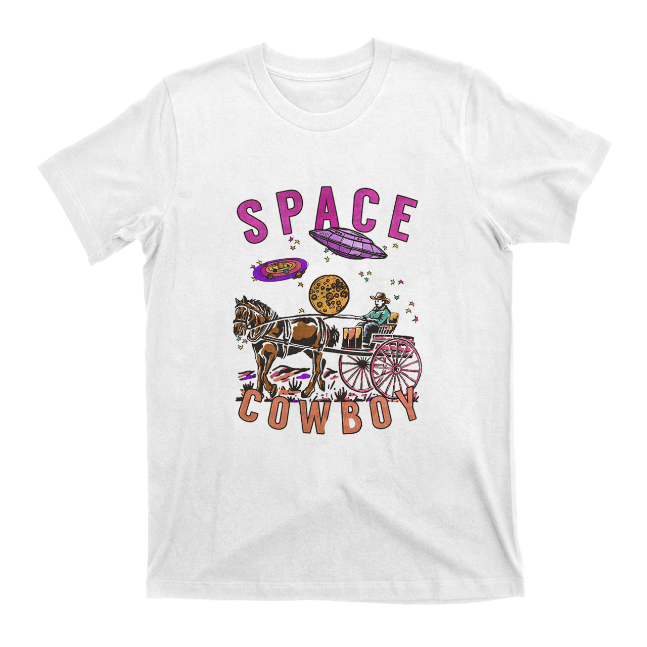 Space Cowboy Vintage Style T-Shirts