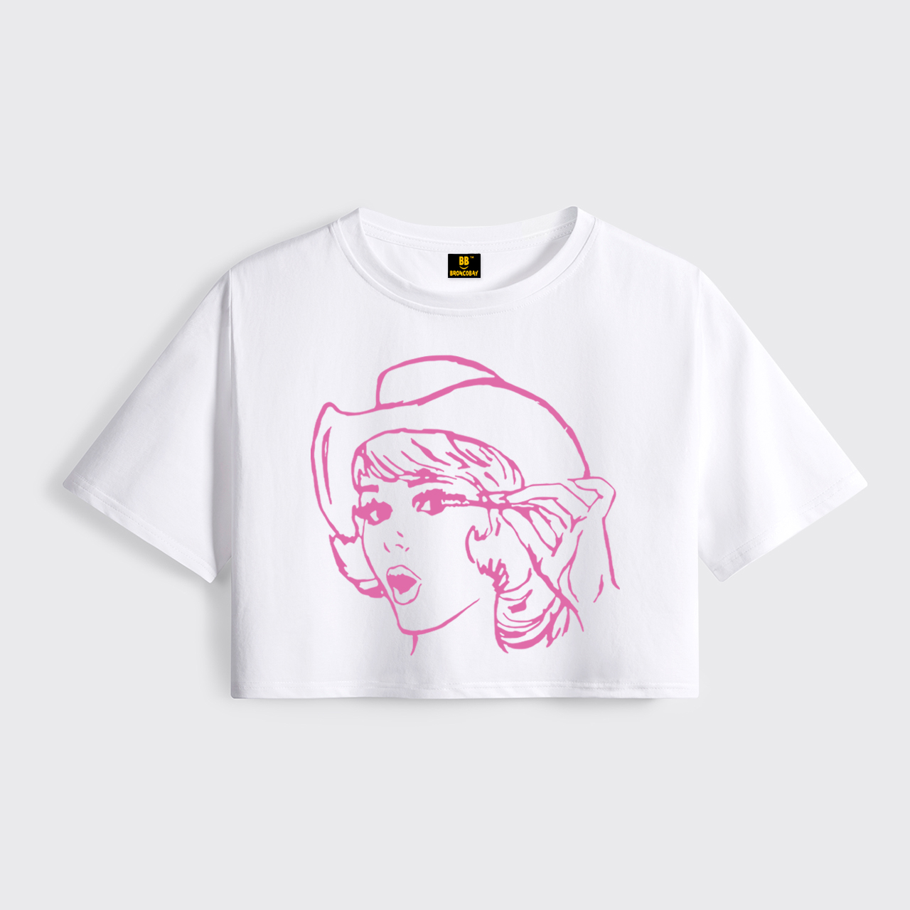 Vintage Nostalgic Cowgirl Cropped Boxy Tee