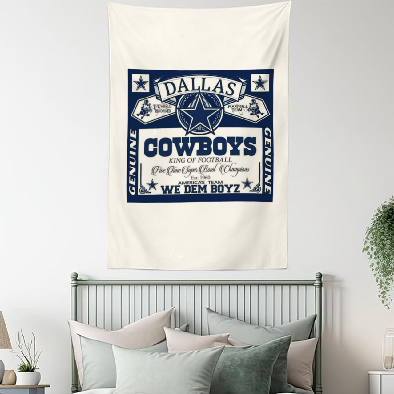 Dallas Cowboy We Dem Boyz Tapestry
